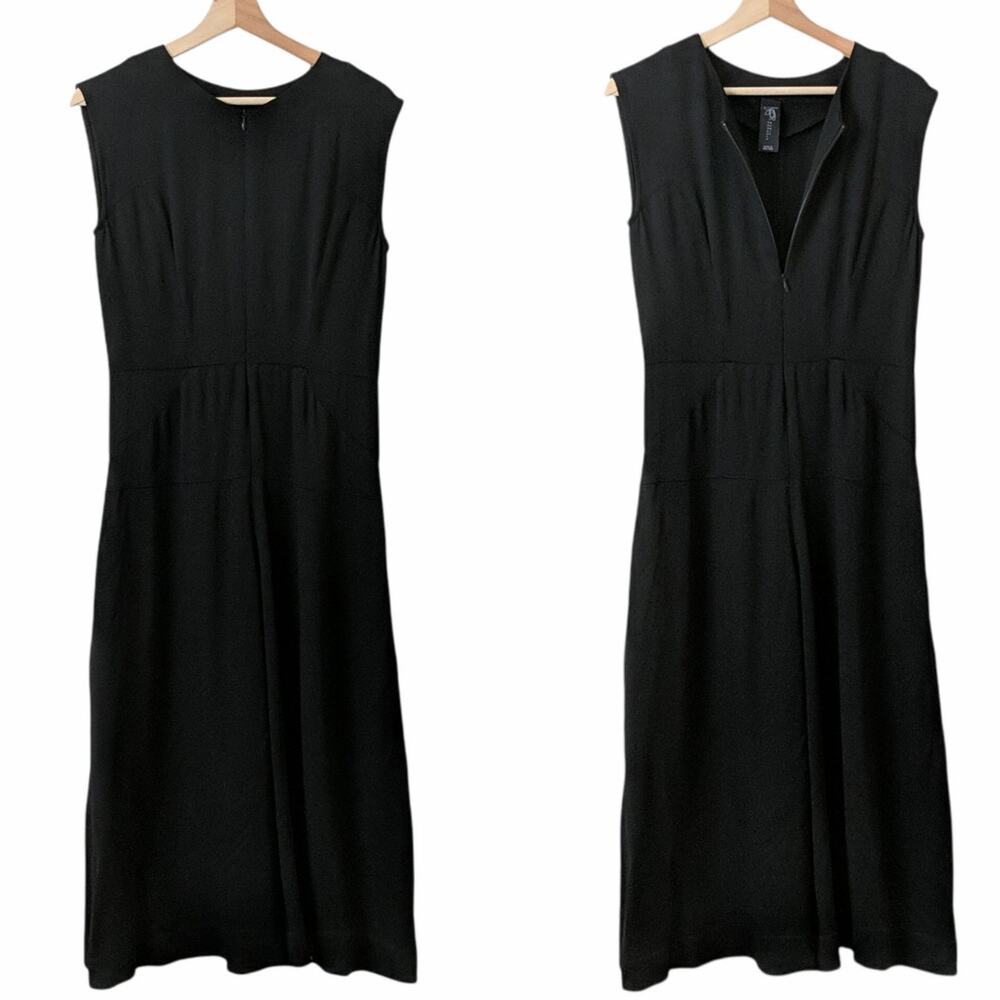 Zero + Maria Cornejo Zip Up Front Jumpsuit Black 4‎